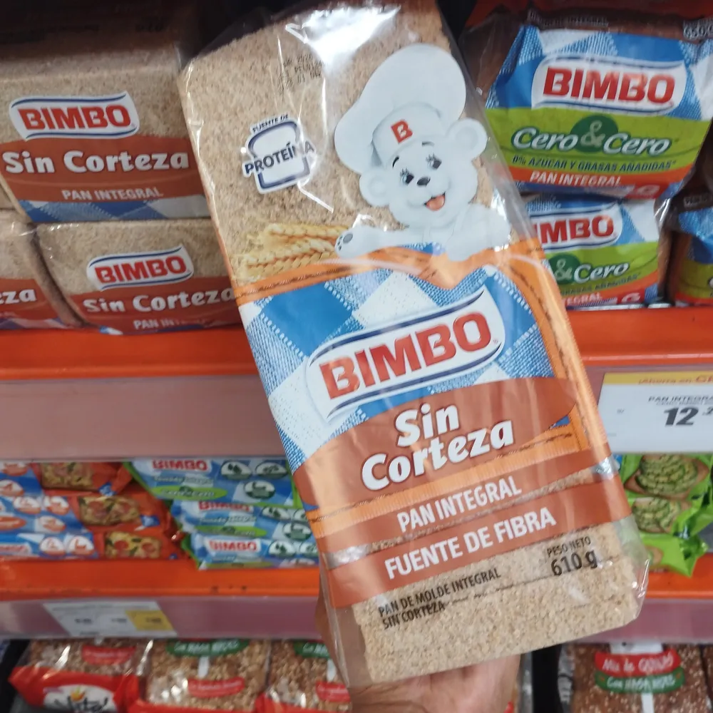 Pan Intengral Sin Corteza