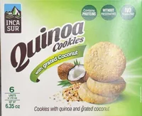 Quinoa Cookies with grated coconut