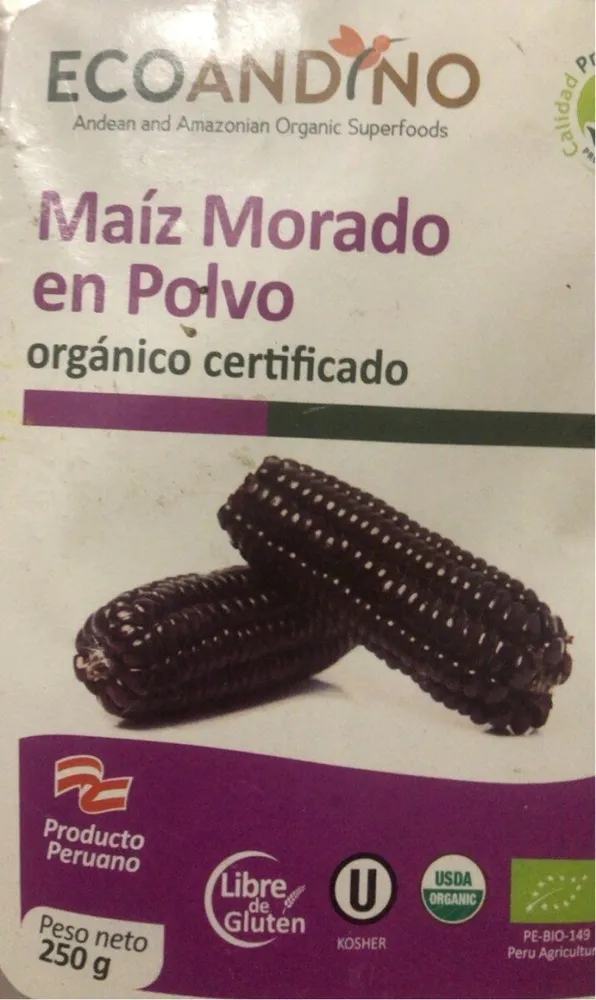 Maiz morado en polvo