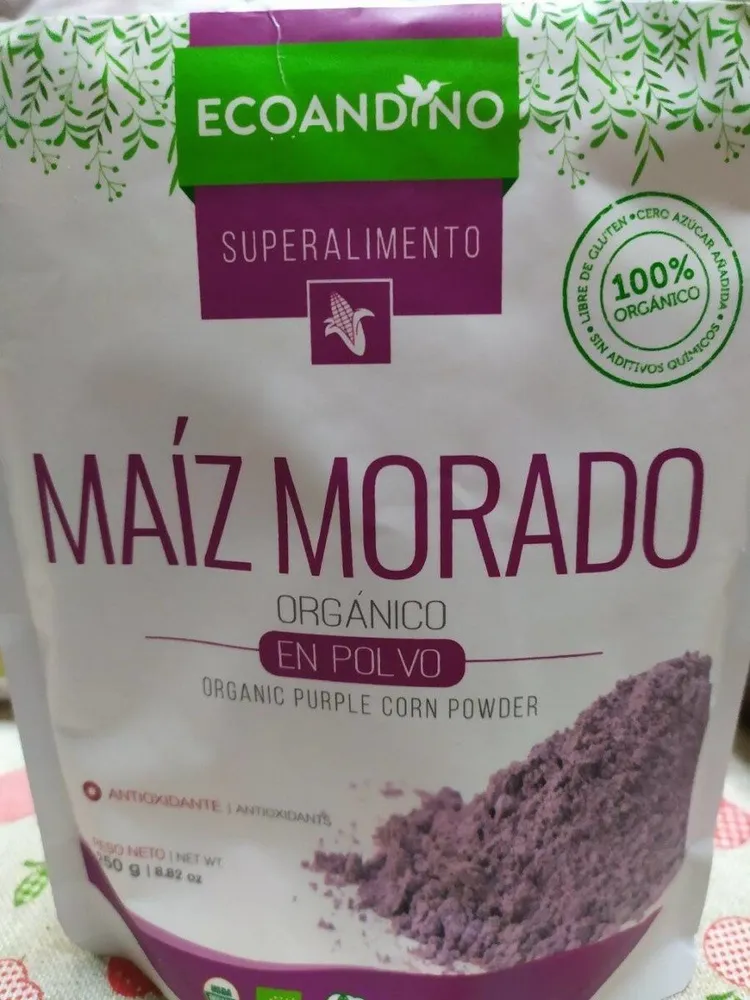Maíz morado en polvo