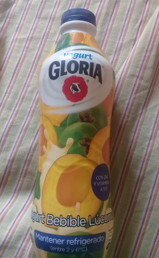yogurt bebible sabor lúcuma