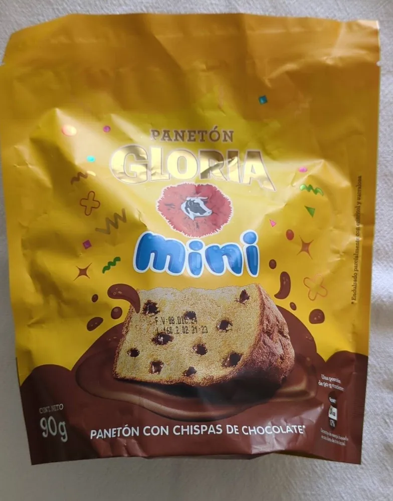 Panetón mini con chispas de chocolate
