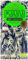 Tableta de chocolate negro artesanal San Martín/Perú 80% cacao