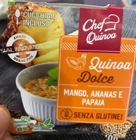 Quinoa dolce mangue annanas papaye