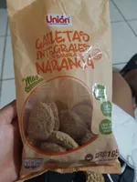union  galletas integrales con sabor a naranja