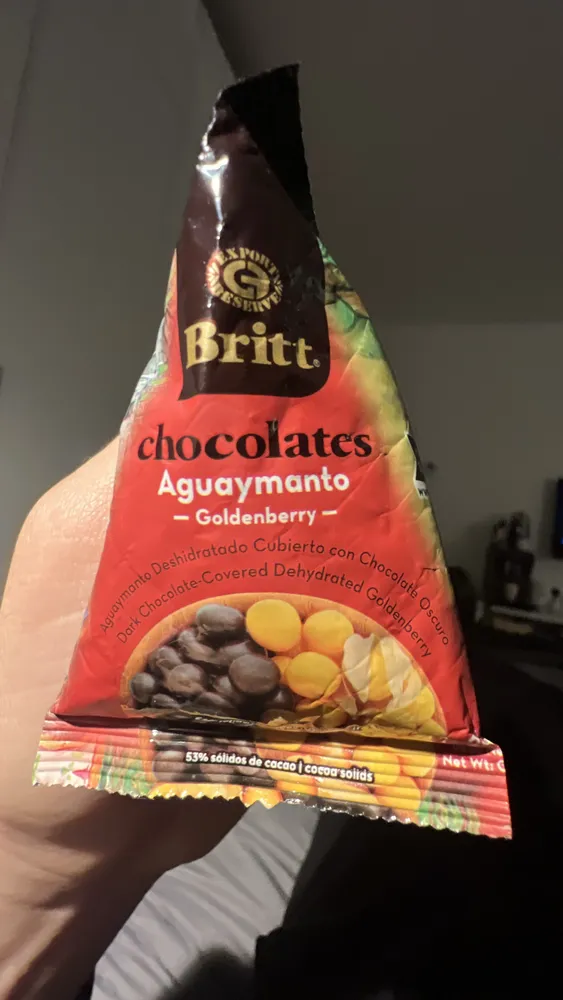 chocolates Aguaymanto