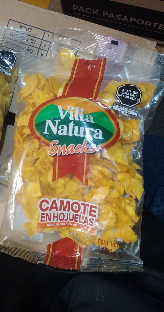 Camote hojuelas