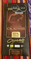 Chocolate with cacao nibs