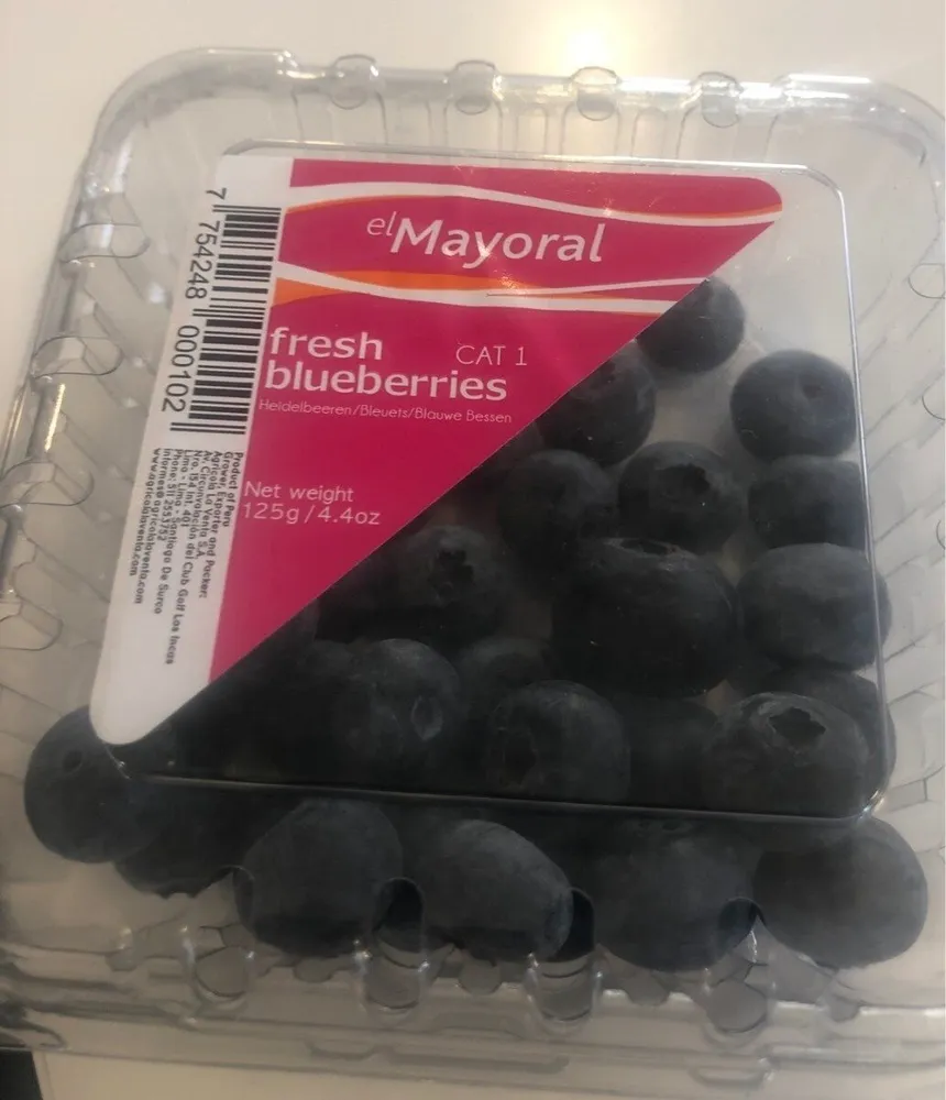Fresh blueberries