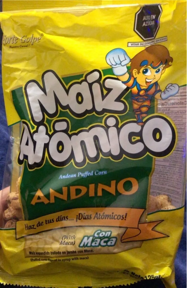 Andean Puffed Corn Cereal