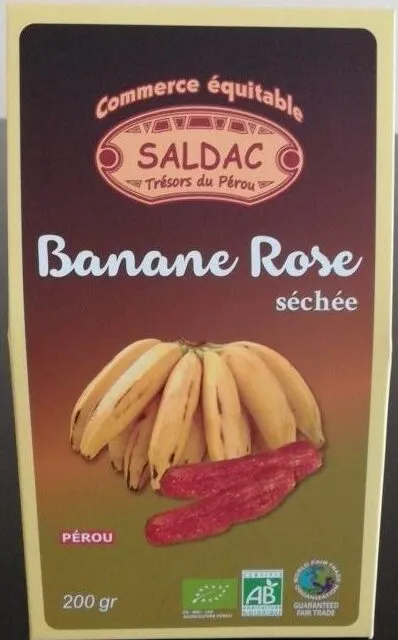 Banane rose séchée