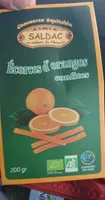 Écorces d'oranges confites