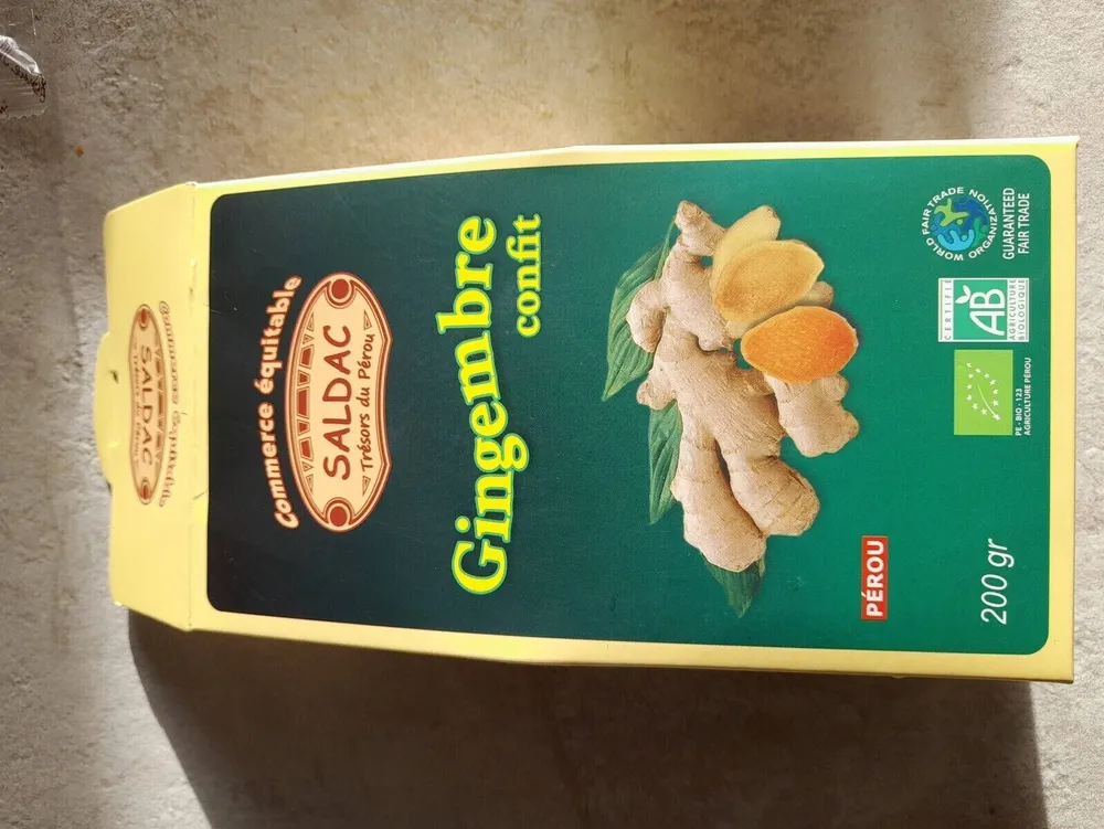 Gingembre confit
