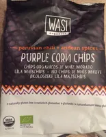 Chips De Maïs Mauve Quinoa Sésame épices Bio 75G Wasi Organics