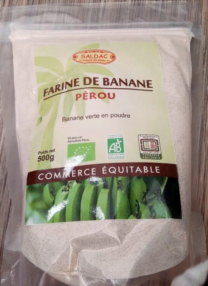 Farine de banane verte