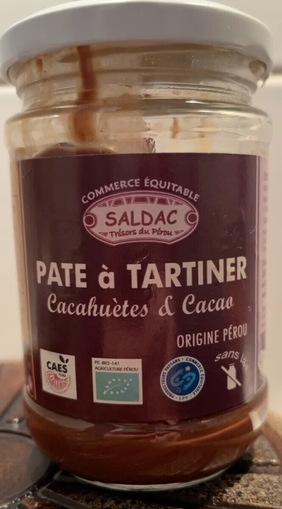 Pâte à tartiner cacahuètes et cacao