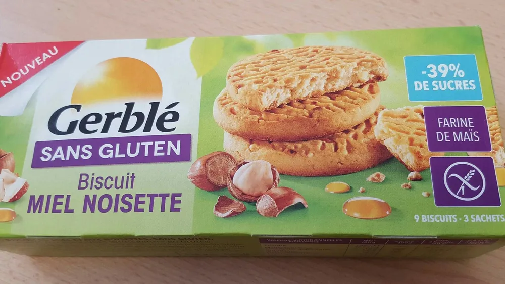 Biscuit miel noisette