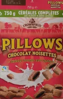 Pillows chocolat noisettes