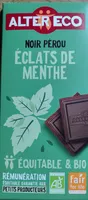 Noir Pérou Éclats de menthe