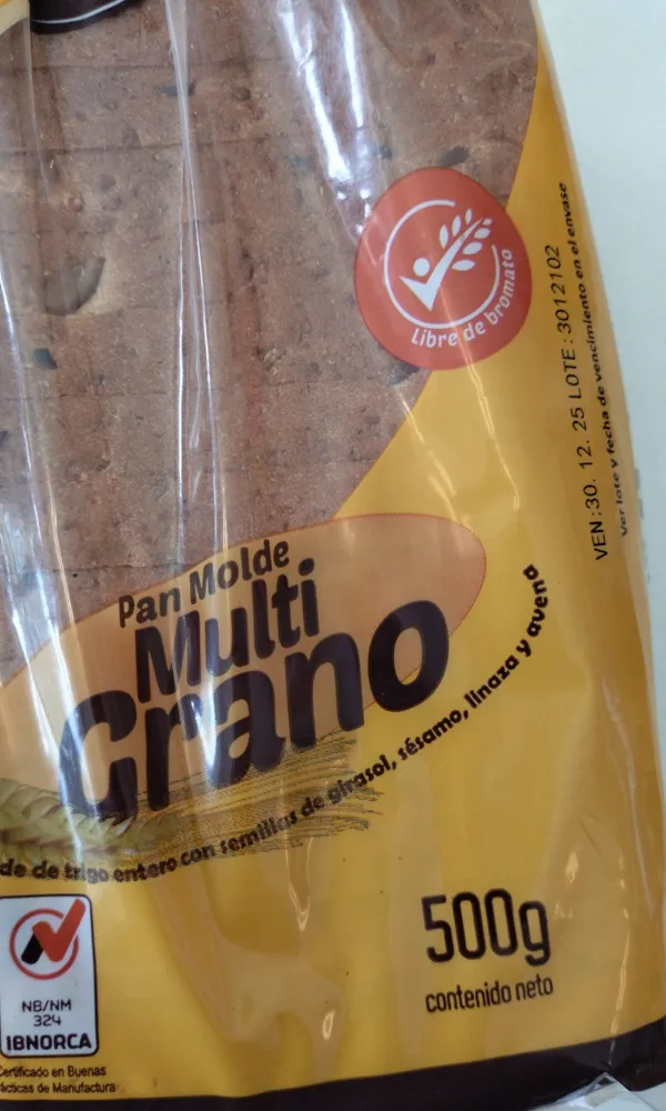 Pan Molde Multi Grano