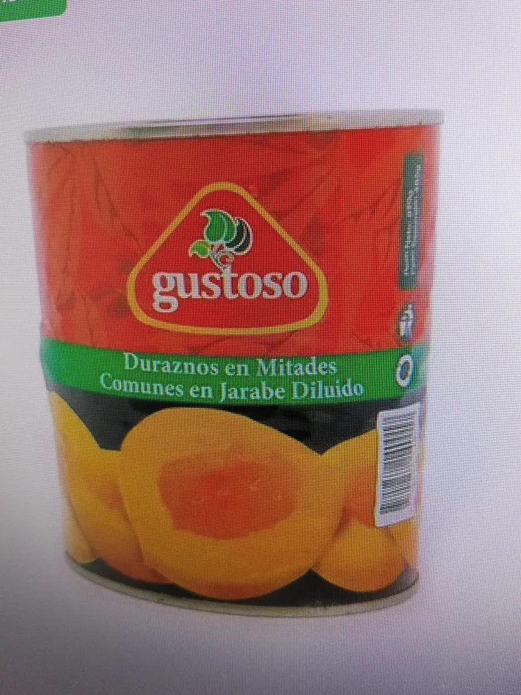 Duraznos en Mitades