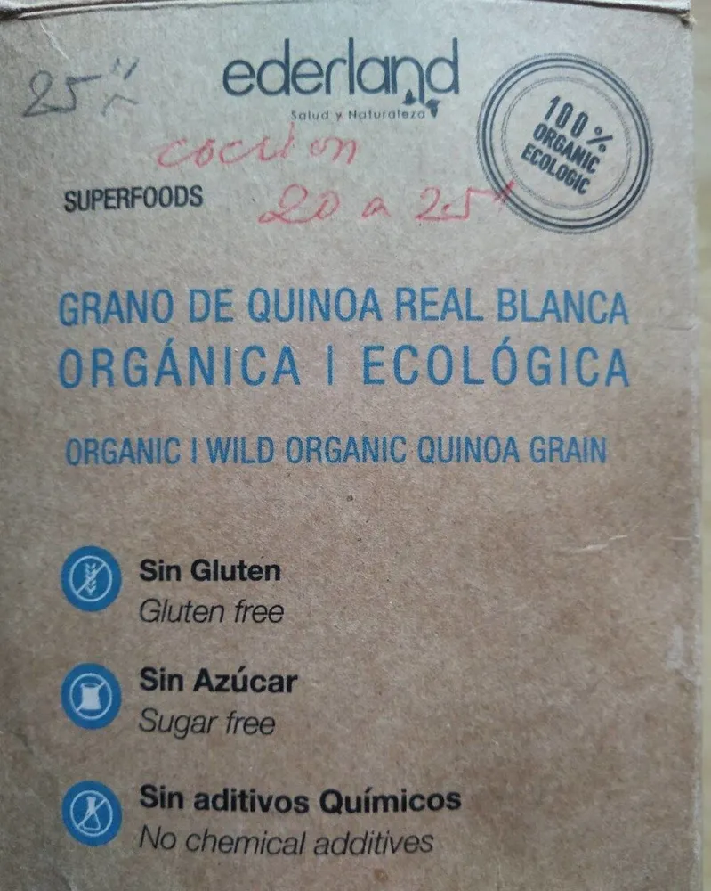 Quinoa Blanca Ecológica