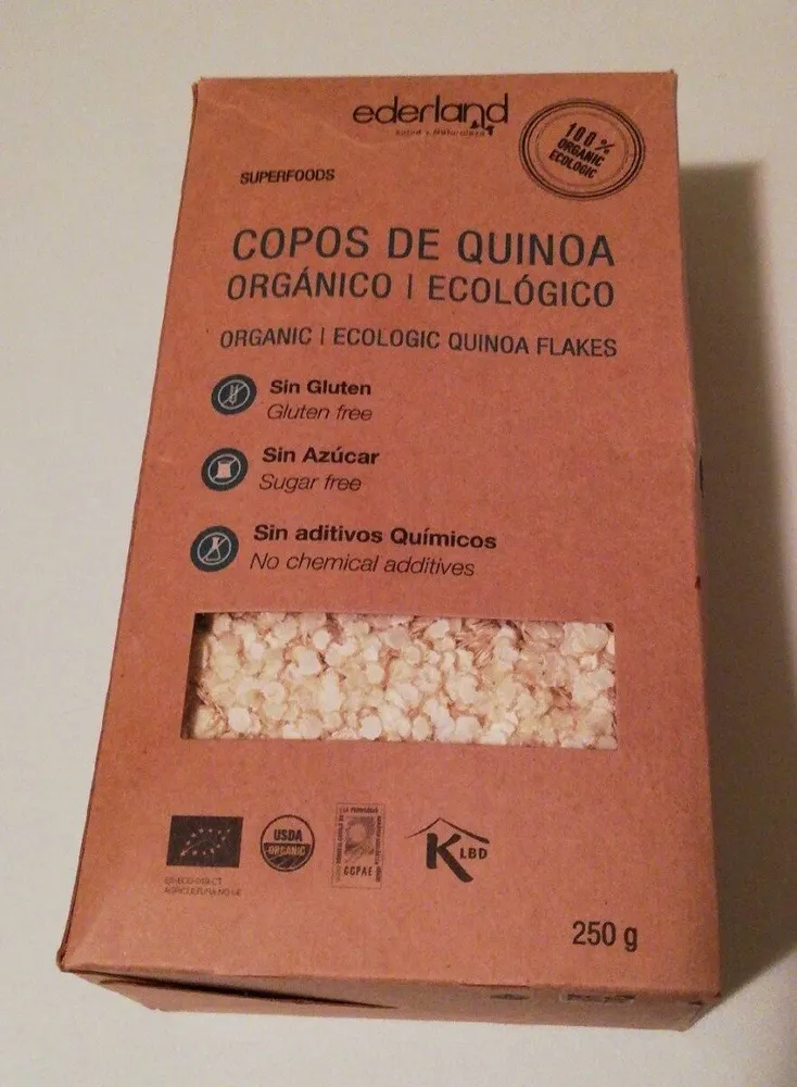 Copos de Quinoa Orgánico Ecológico