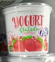 Yogurt Frutado con Frutillas en trozos