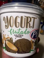 Yogurt Frutado con Coco rallado