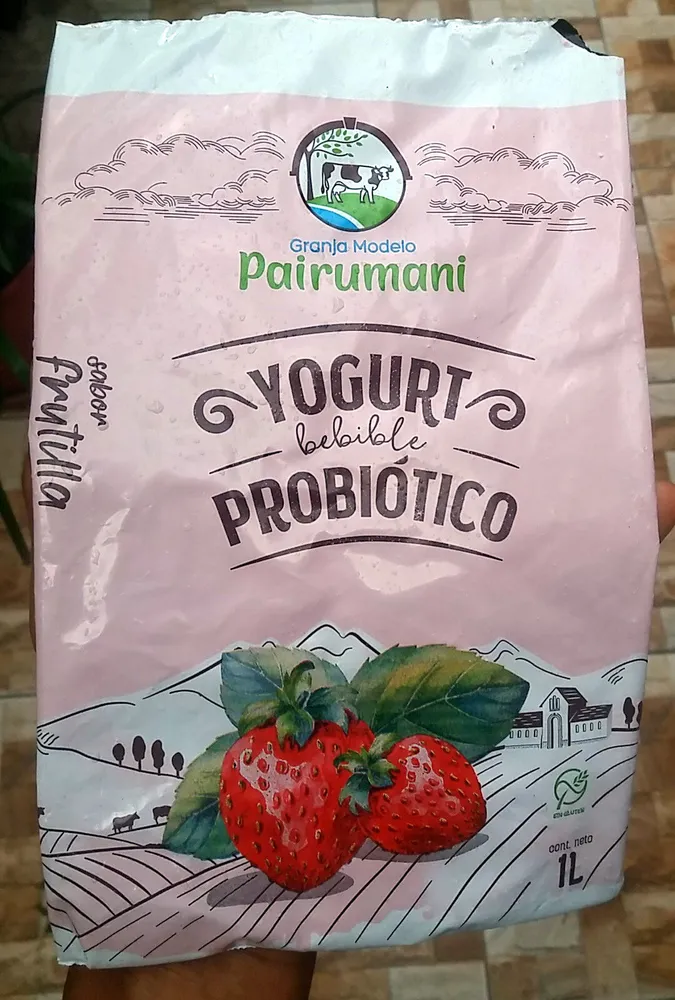 Yogurt Bebible Probiótico sabor Frutilla