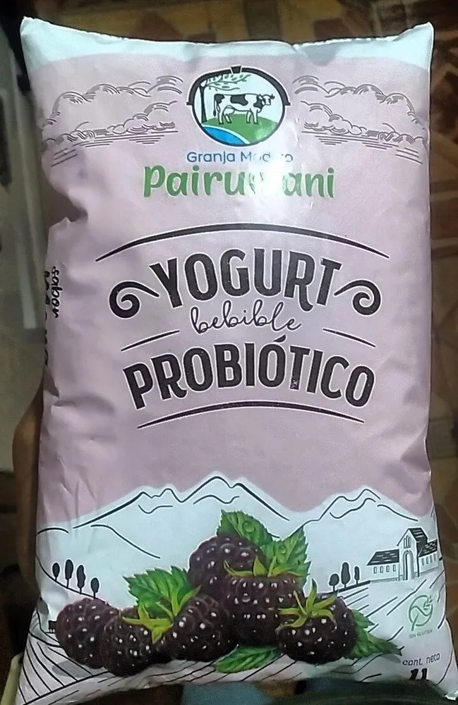 Yogurt Bebible Probiótico sabor Mora