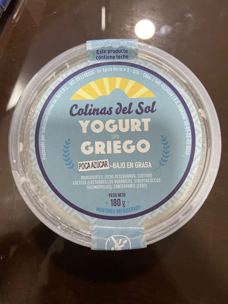 Yogurt tipo Griego