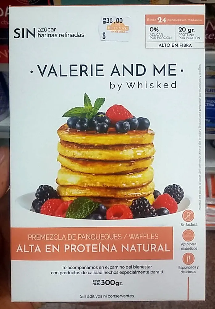 Premezcla de Panqueques/Waffles Alto en Proteína Natural