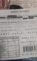 Panadó Espinacs