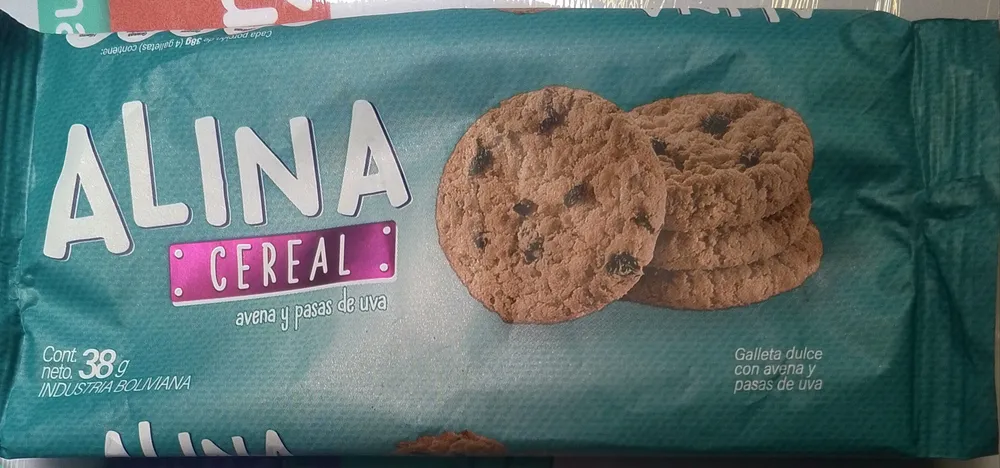 Cereal Avena y Pasas de Uva