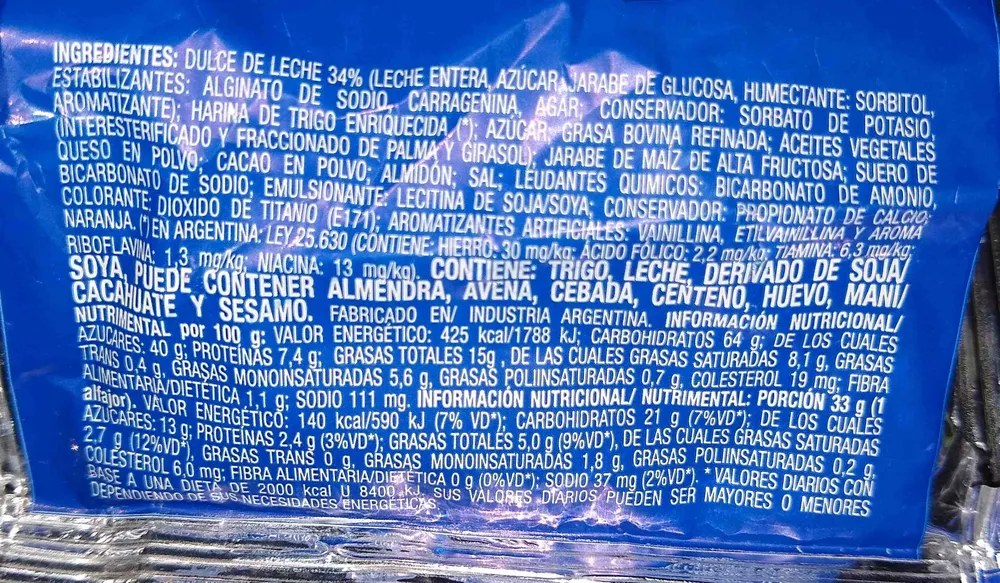 Tatín Alfajor Negro con Dulce de Leche