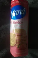Mana rellenas de frutilla