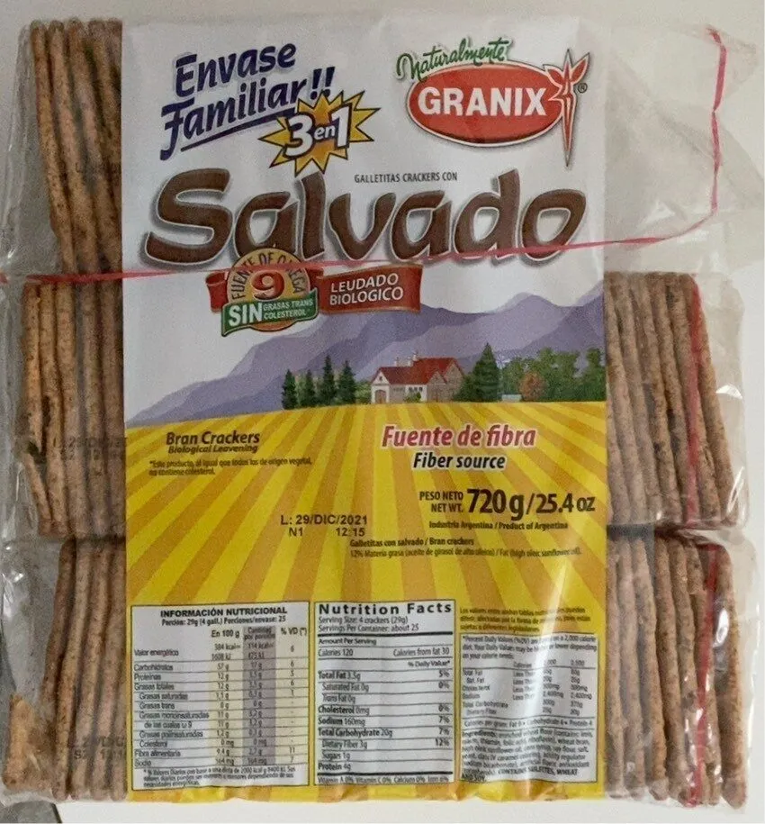 Salvado Bran Crackers