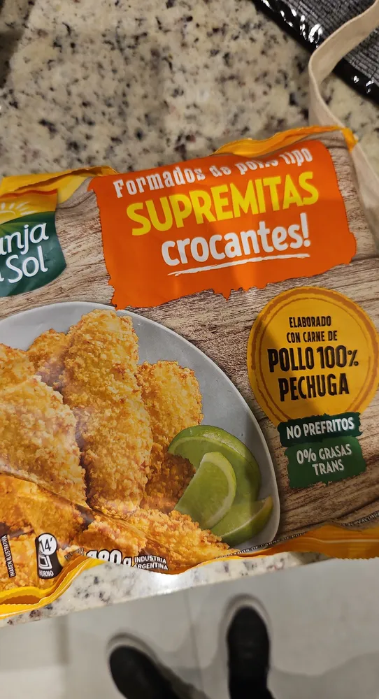 Supremitas de pollo crocantes