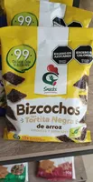 Bizcochos de arroz tortita negra