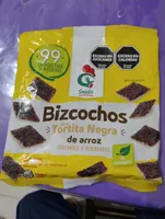 bizcochos de arroz tortita negra