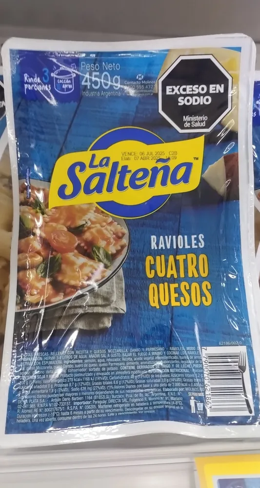 ravioles 4 quesos