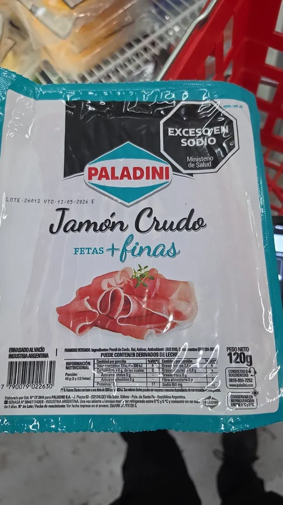 Jamón Crudo Fetas