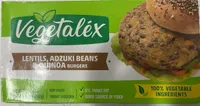 Lentils, Adzuki, Beans & Quinoa Burgers