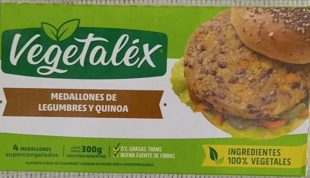 Medallones de legumbres y quinoa