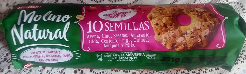 MOLINO NATURAL GALLETITA 10 SEMILLA