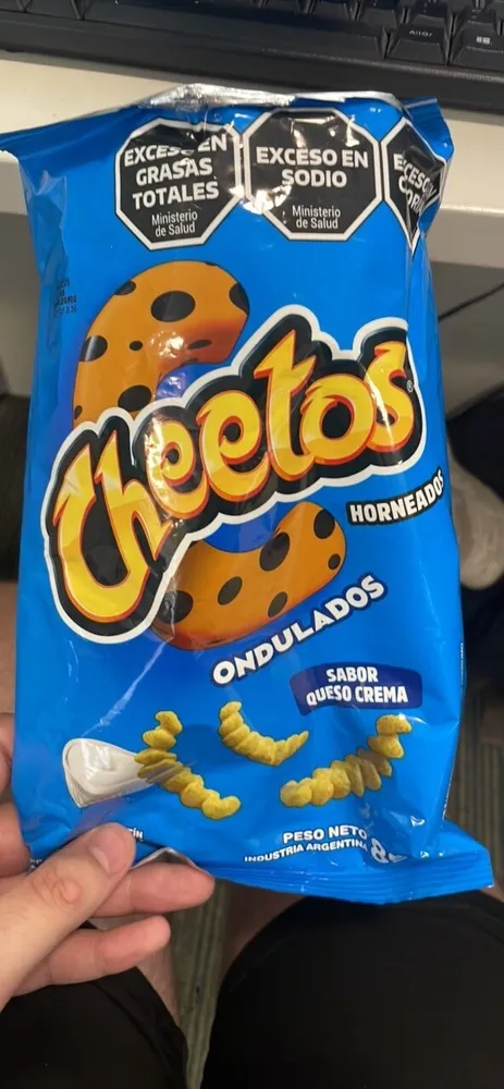 Cheetos sabor queso crema