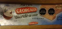 Turrón blando de coco