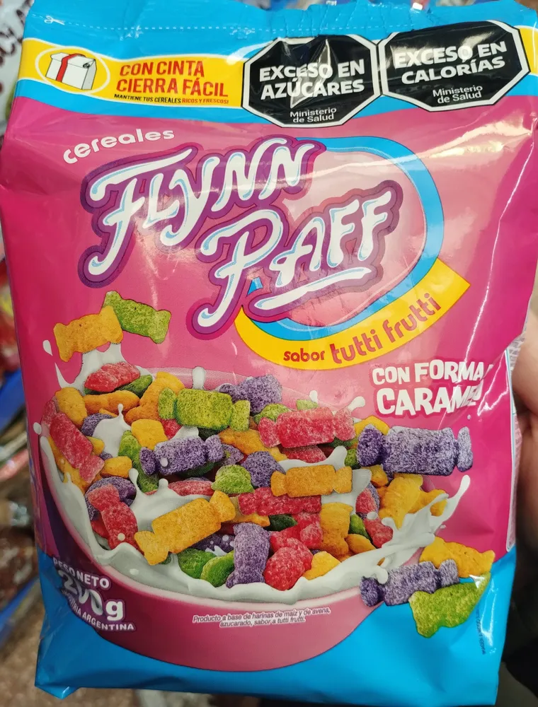 Cereales Flynn Paff sabor a tutti frutti