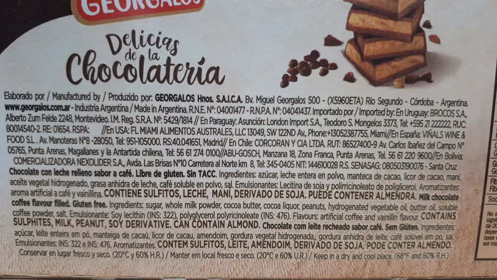 Delicias de la chocolatería